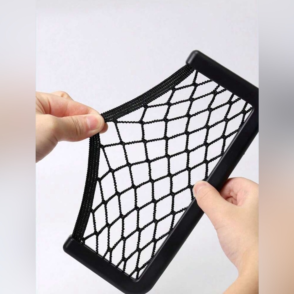 1PC Car Organizer Mesh Storage Net, Trunk Elastic String Cargo Storage Organizer - Picture 6 of 7